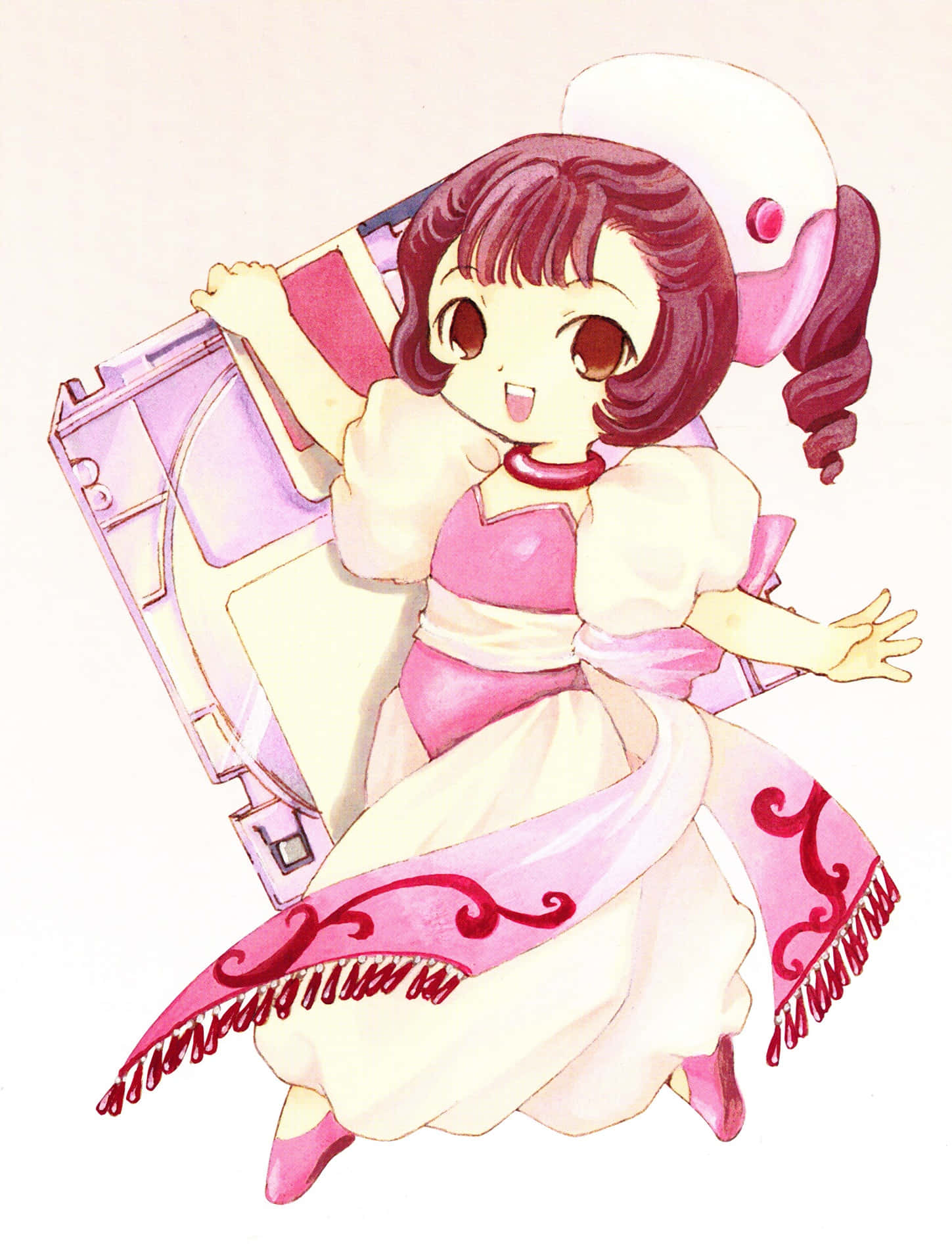 Sumomo From Chobits In Animated Action Wallpaper