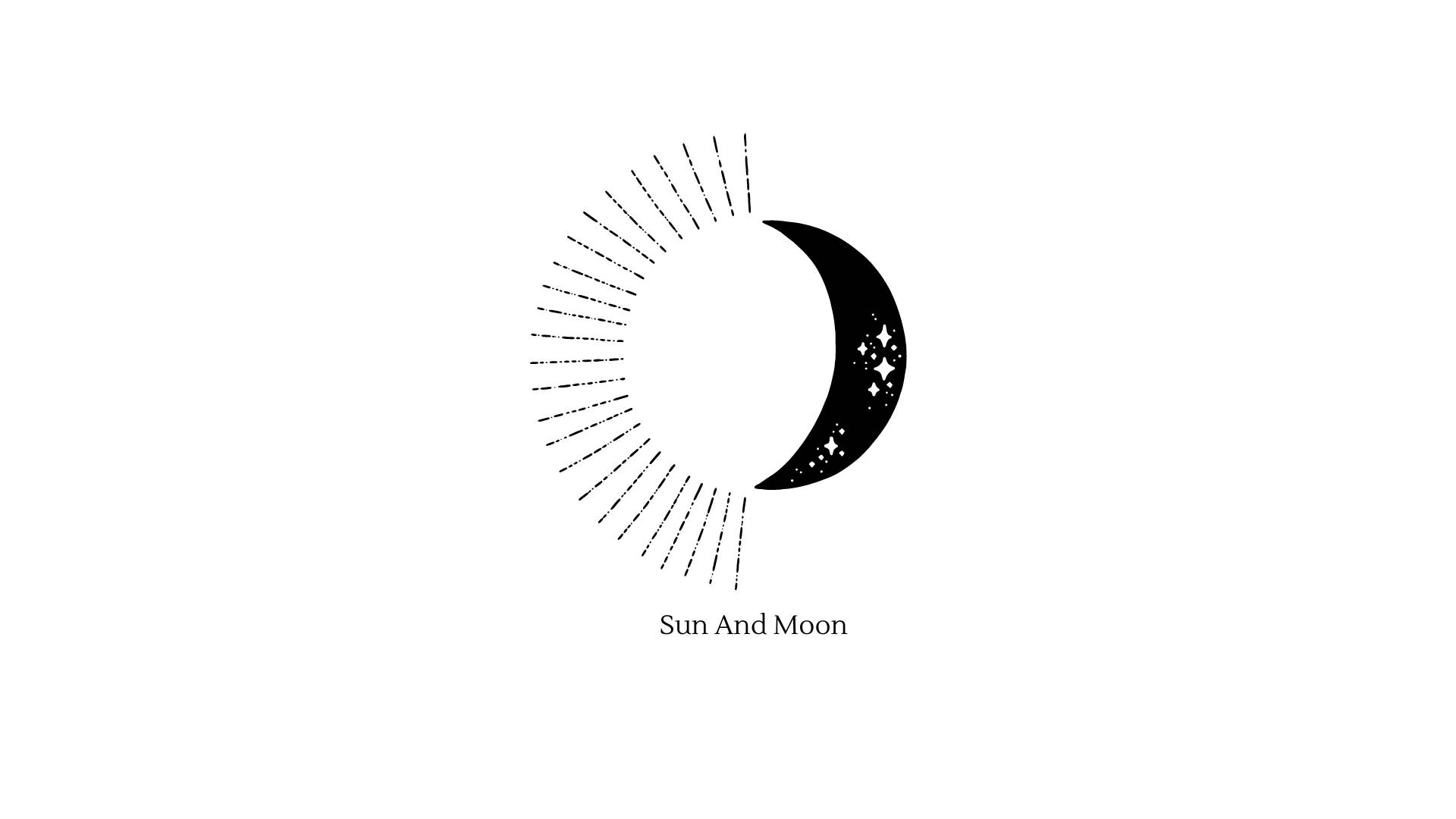 Sun And Moon Cute White Aesthetic