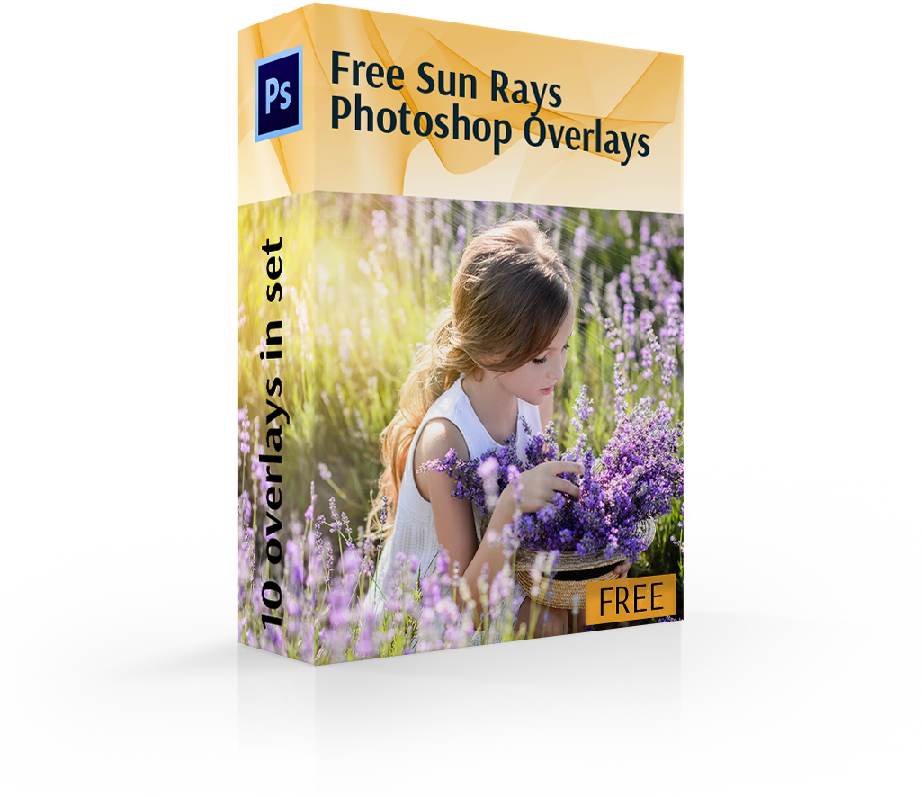 Sun Rays Photoshop Overlays Promotion PNG