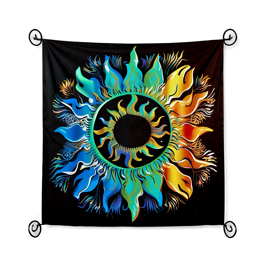 Sun Tapestry Png 16 PNG