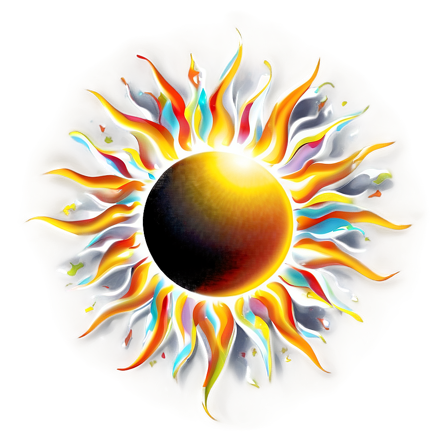 Sun Transparent Art Png 89 PNG