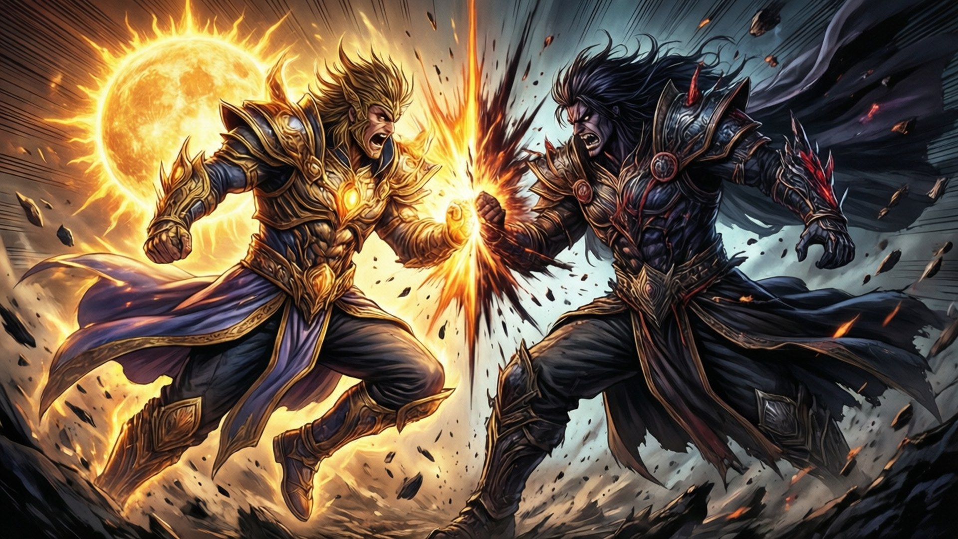 Sol mod Mørke Wallpapers