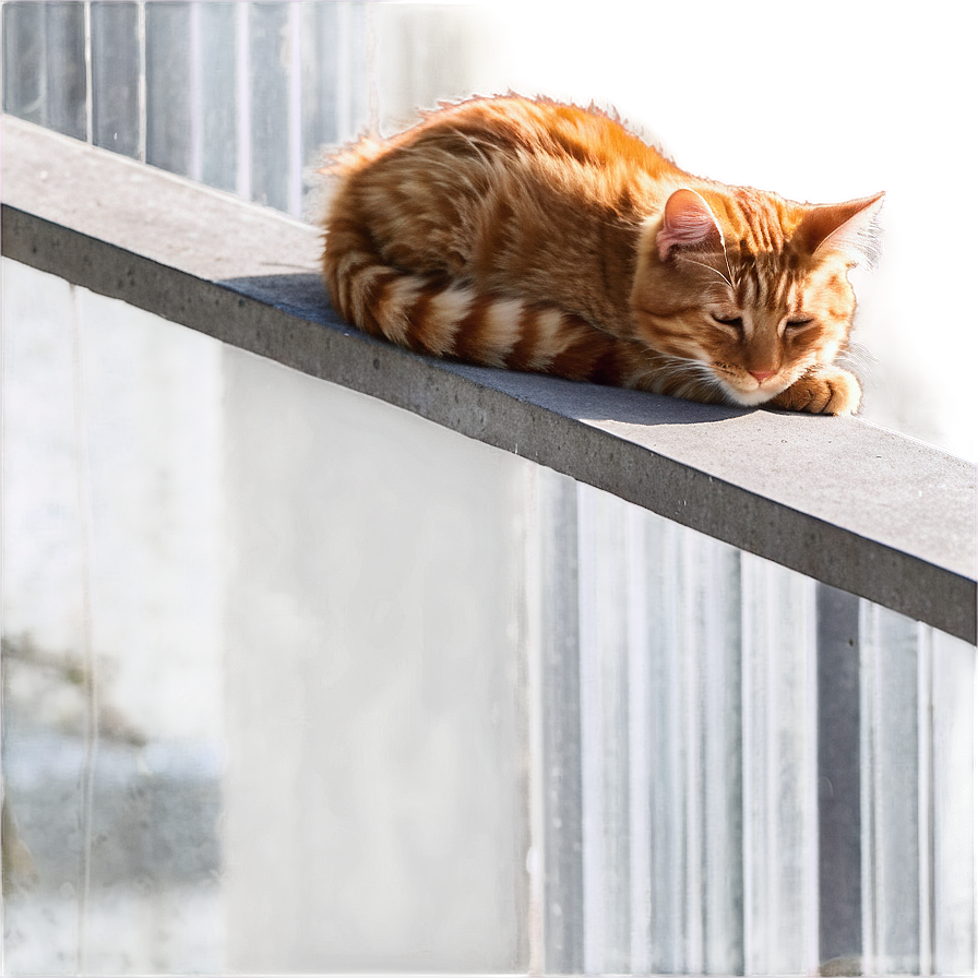 Sunbathing Cat Meme Png 05212024 PNG