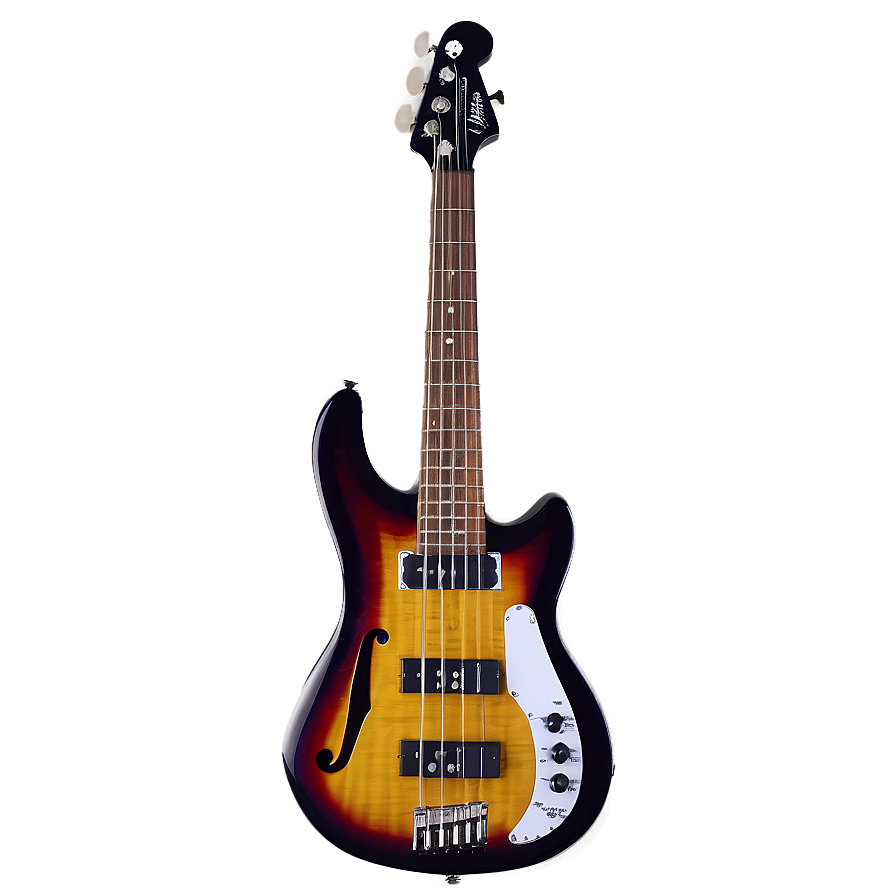 Sunburst Bass Guitar Png Wvt PNG