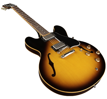 Sunburst Electric Guitar PNG