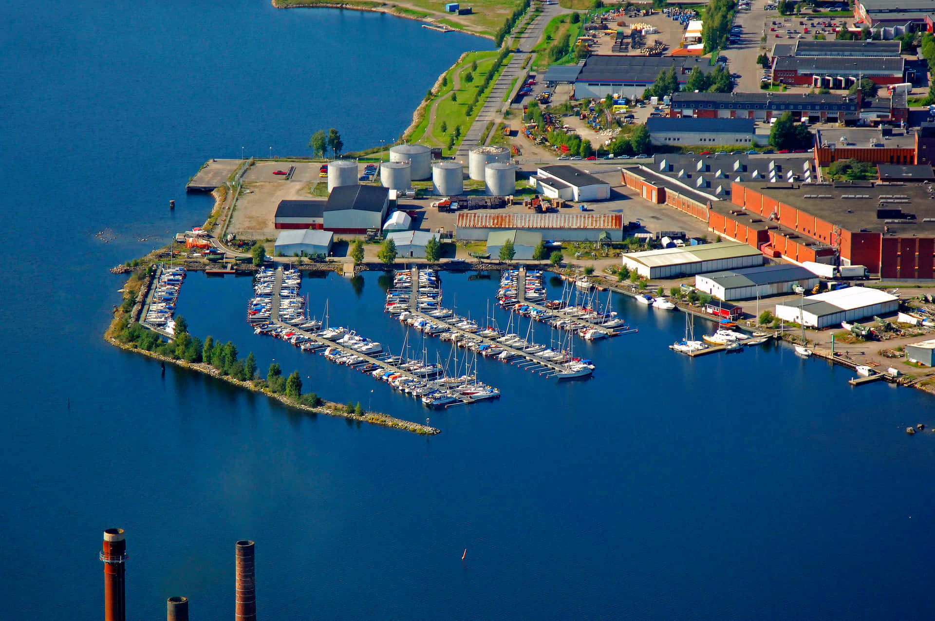 Sundsvall Marina Ilmasta Taustakuva