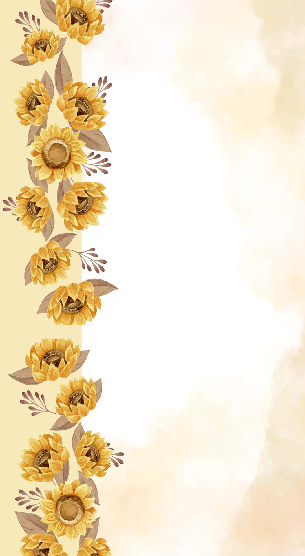 Sunflower 2106 X 3840 Background