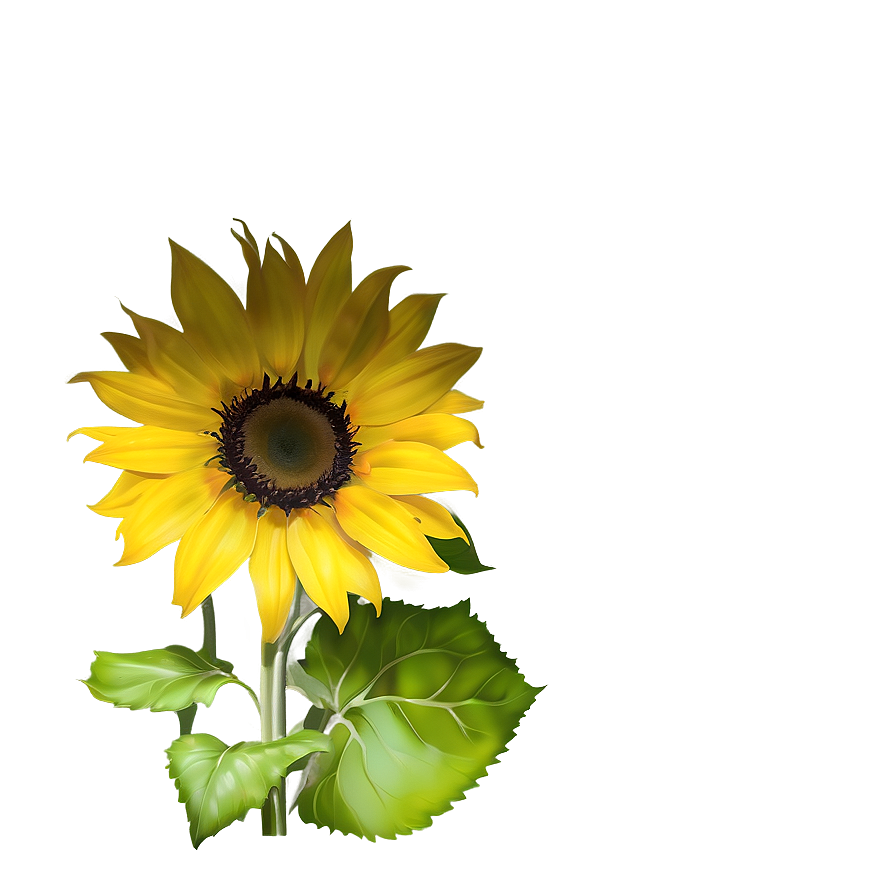 Sunflower Art Transparent Png 60 PNG