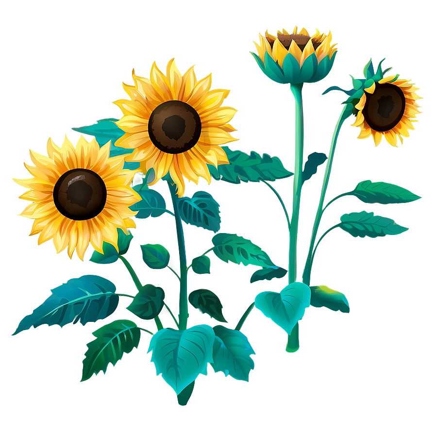 Download Sunflower Clipart Collection Png 32 | Wallpapers.com