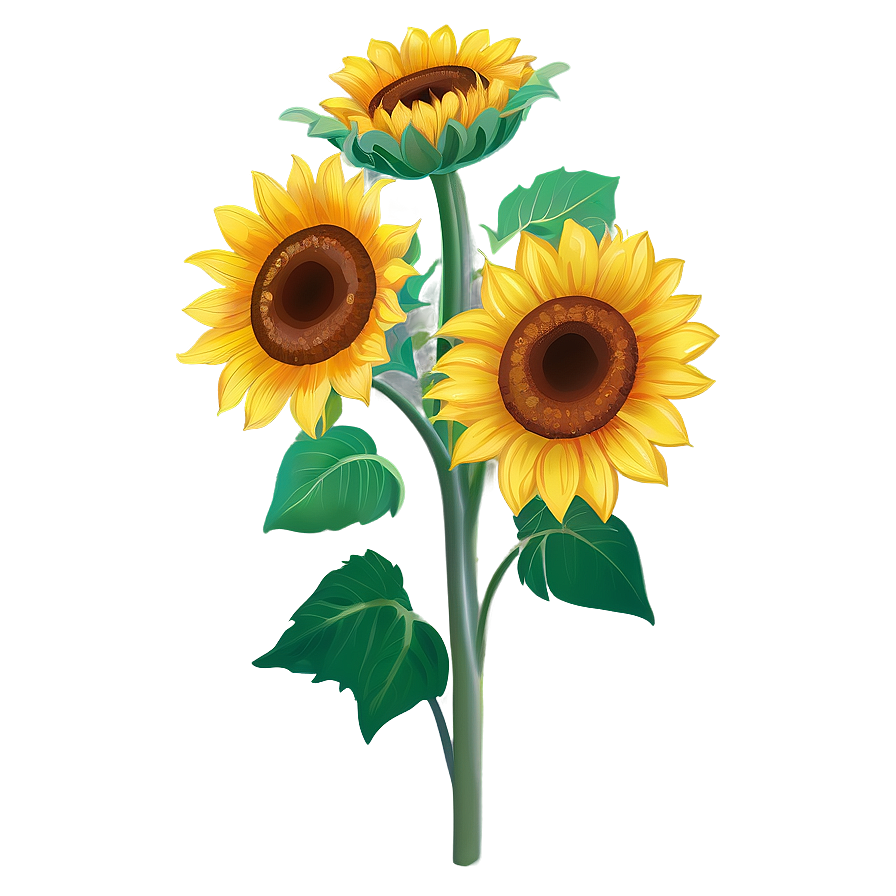 Download Sunflower Clipart Collection Png 40 | Wallpapers.com