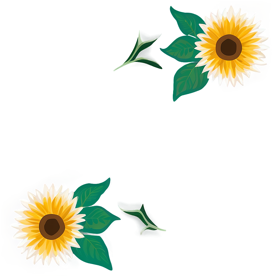 Sunflower Design Transparent Png Nnc PNG