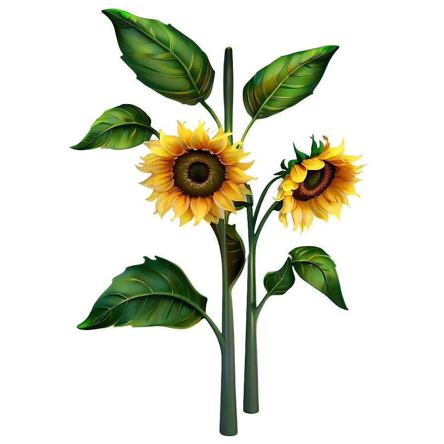 Sunflower Field Transparent Png Bvh91 PNG