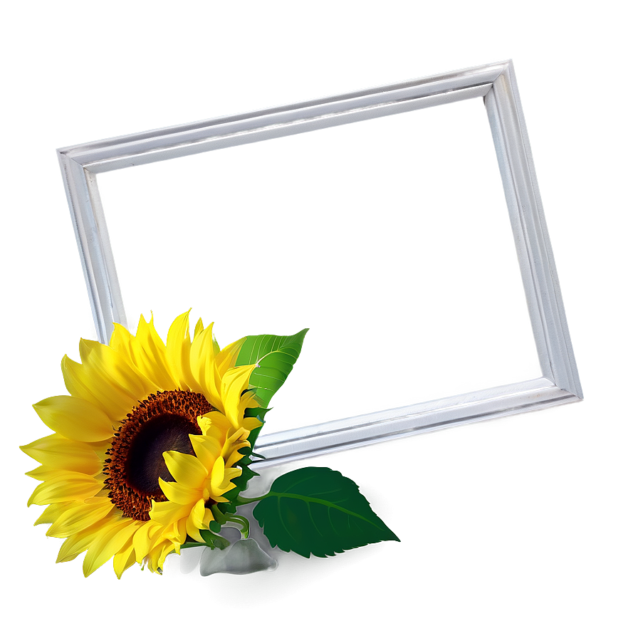 Sunflower Frame Png 19 PNG