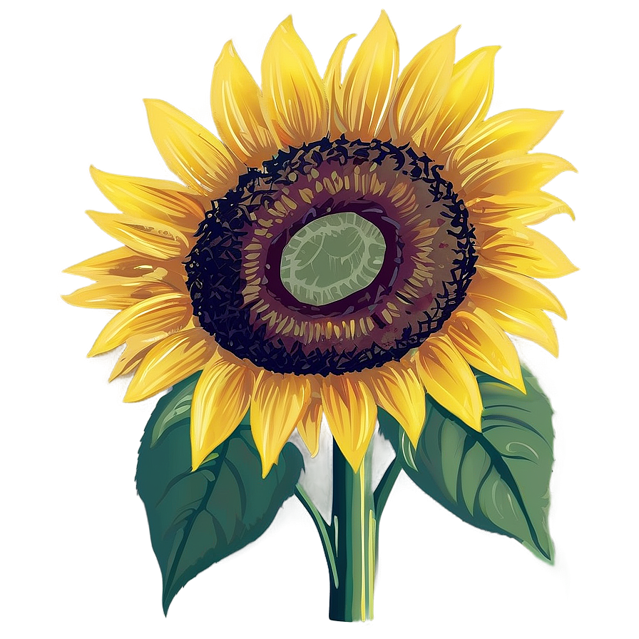 Sunflower Graphic Transparent Png 65 PNG