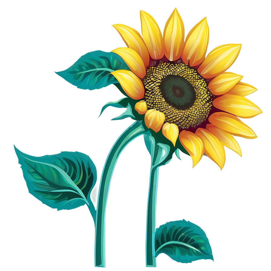 Sunflower Graphic Transparent Png Eid85 PNG