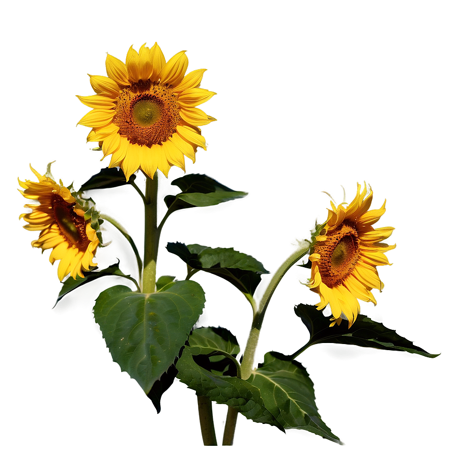 Sunflower In Field Png 05032024 PNG