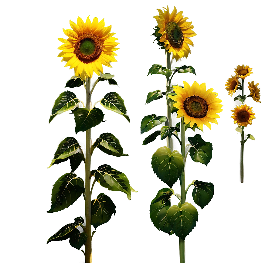 Sunflower In Field Png Vmv PNG