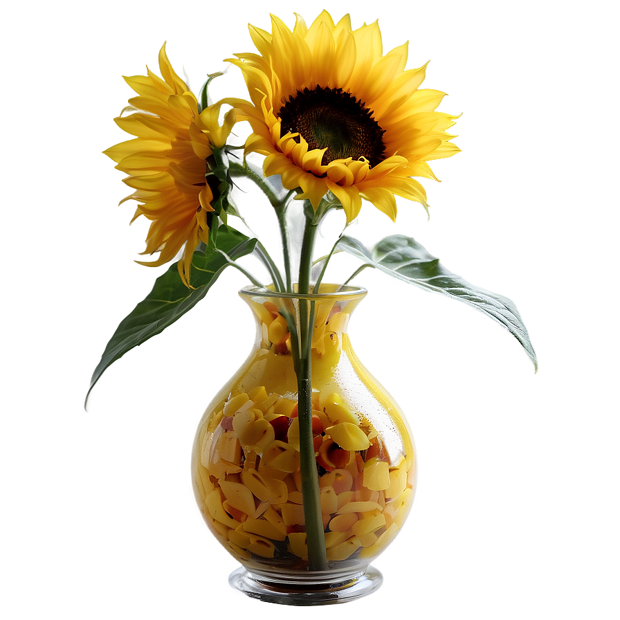 Sunflower In Vase Png Dmb71 PNG