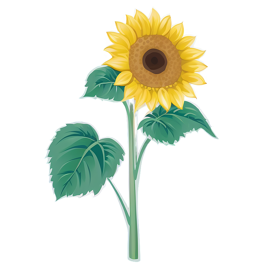 Sunflower Outline Transparent Png 1 PNG