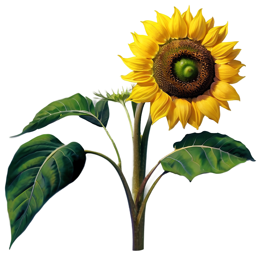 Sunflower Pattern Png Qfy54 PNG