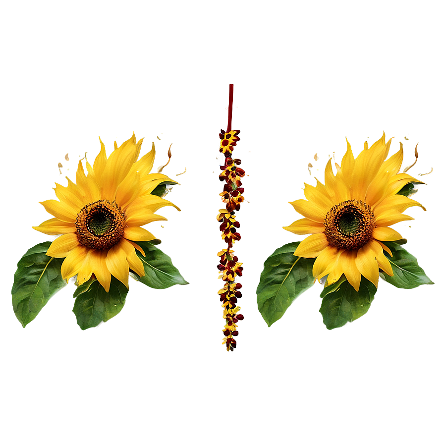 Sunflower Petals Png Aou PNG