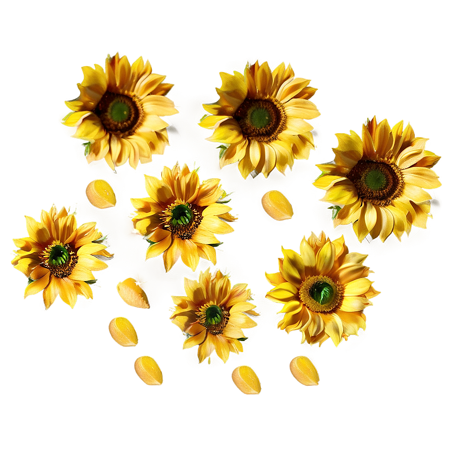 Sunflower Petals Transparent Png Tuy PNG