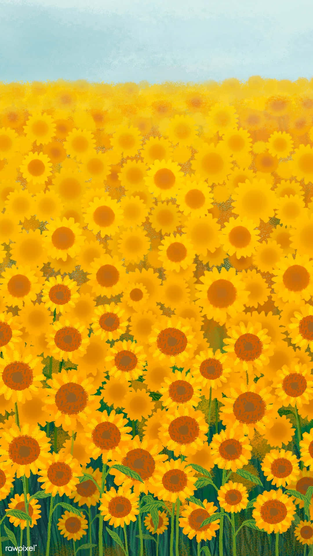 Machensie Sich Bereit Für Den Sommer Mit Einem Brandneuen Sonnenblumen-handy! Wallpaper