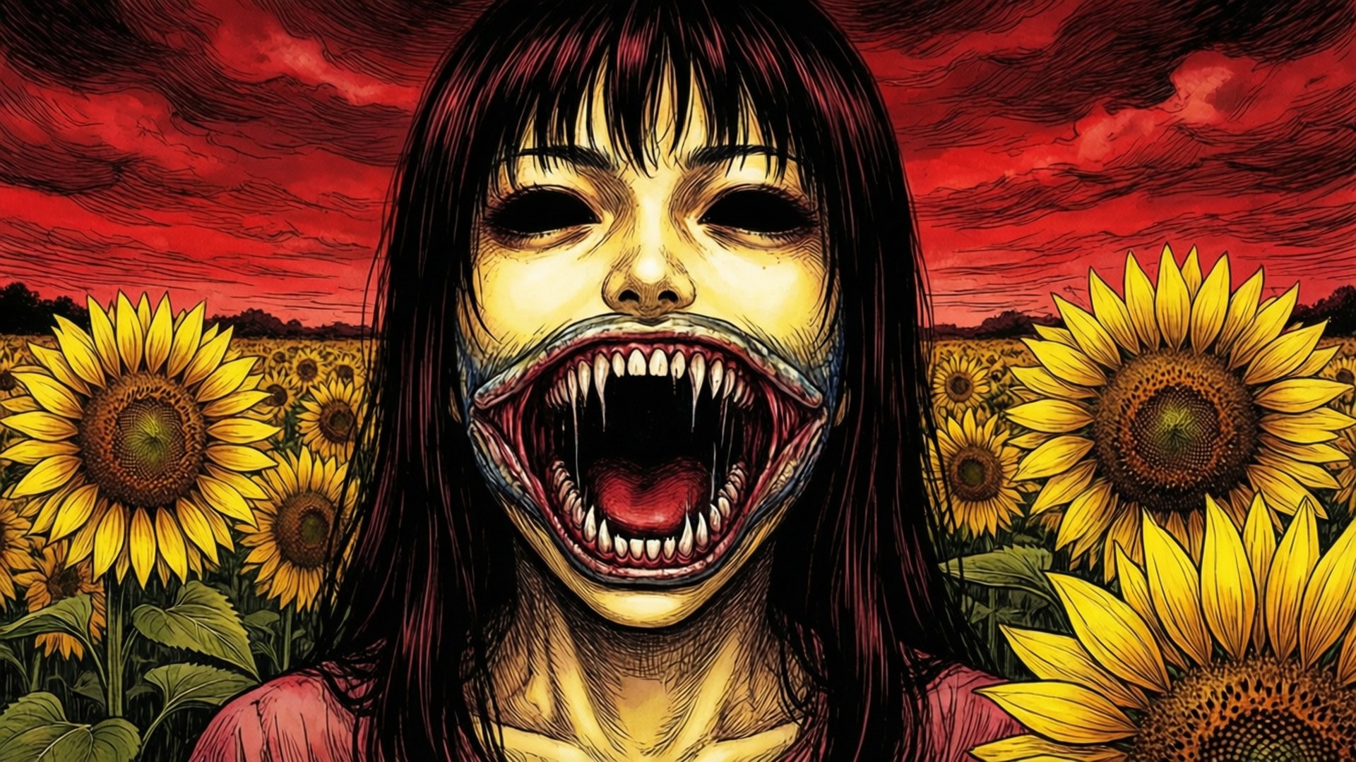 Sunflower Scream Wallpapers