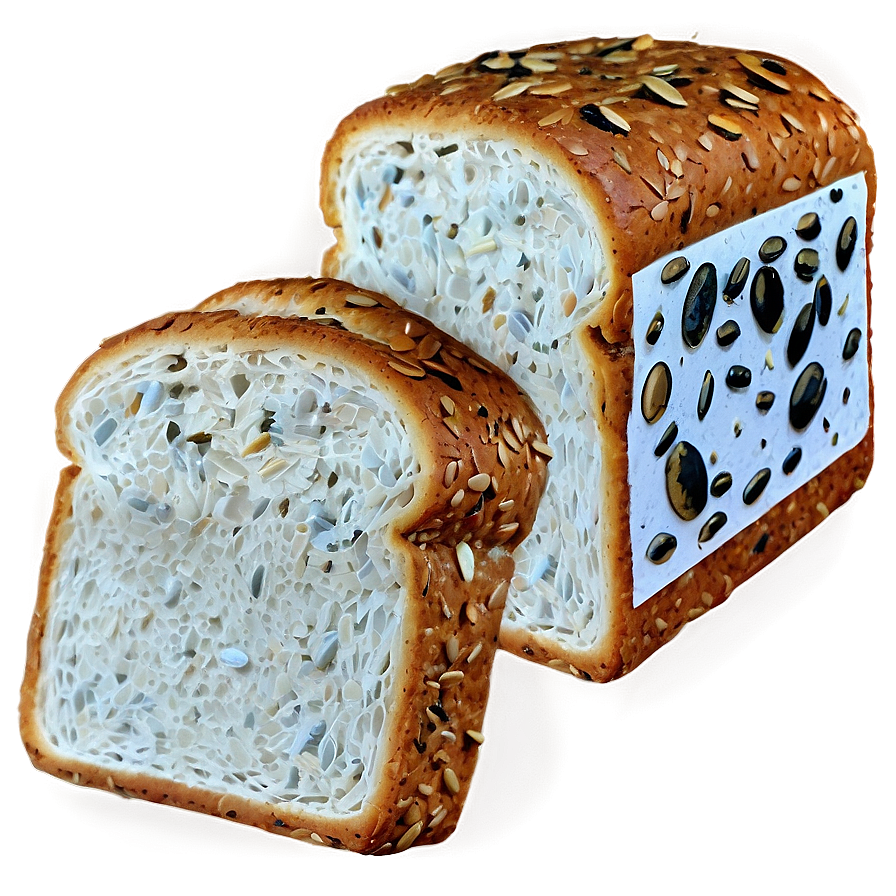 Sunflower Seed Bread Slice Png Lus PNG