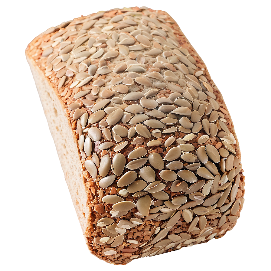 Sunflower Seed Bread Slice Png Wje79 PNG