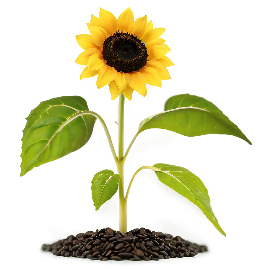 Sunflower Seedling Png Veq PNG