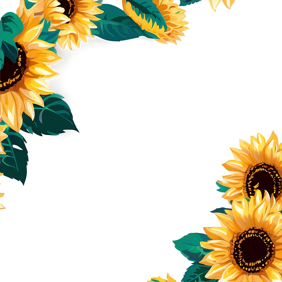 Sunflower Silhouette Png 26 PNG