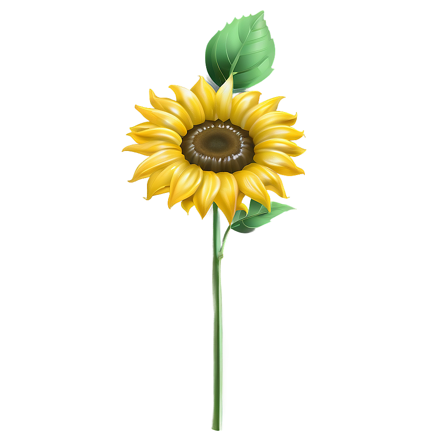 Sunflower Stem Png 75 PNG