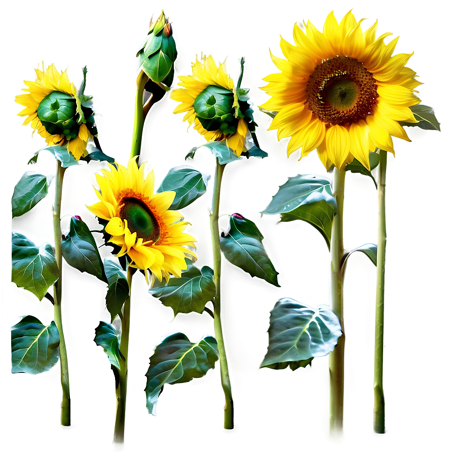 Sunflower Stem Png Bbq PNG