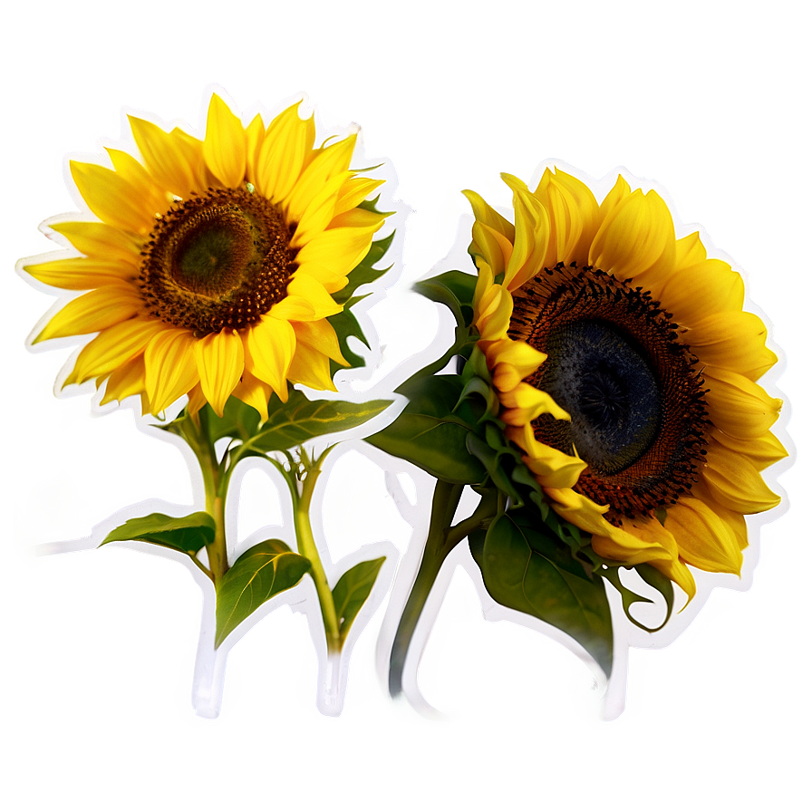 Sunflower Sticker Transparent Png Ckm53 PNG