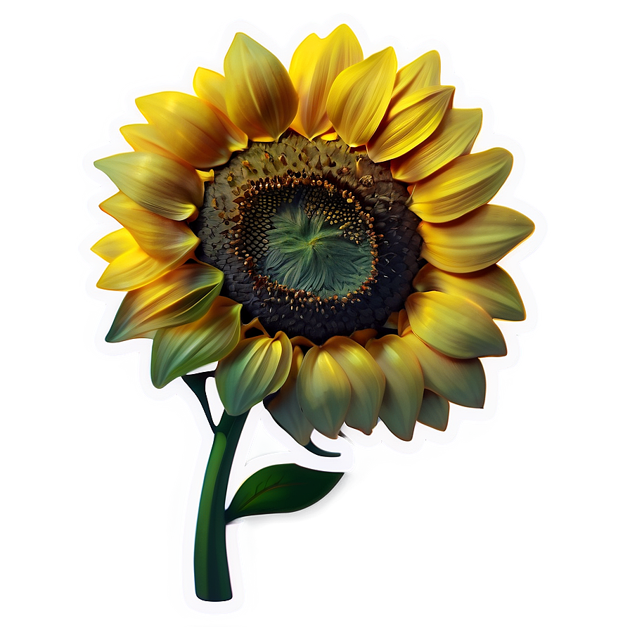 Sunflower Sticker Transparent Png Jhp PNG