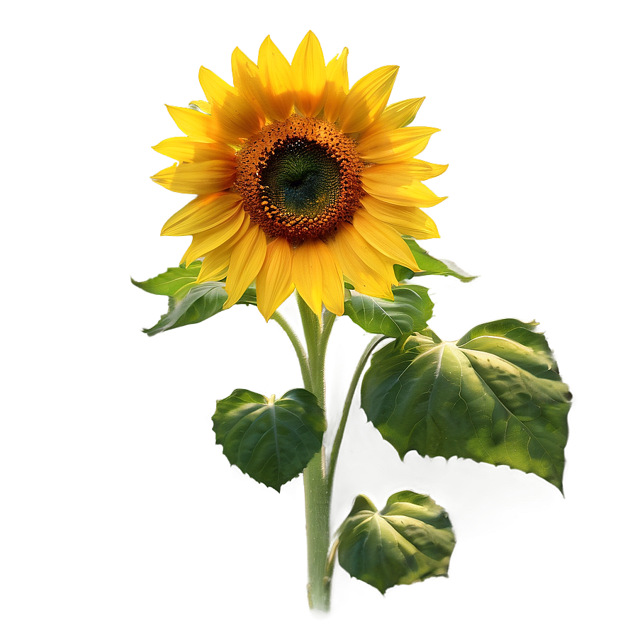 Sunflower Sunset Background Png 05032024 PNG