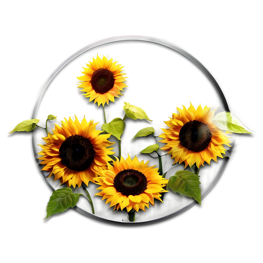 Sunflower Sunset Background Png Tpf41 PNG