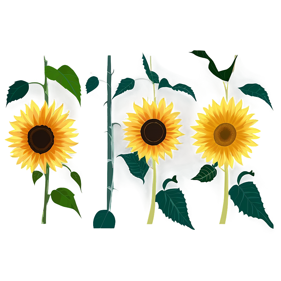 Sunflower Transparent Background Design Png Ucu25 PNG