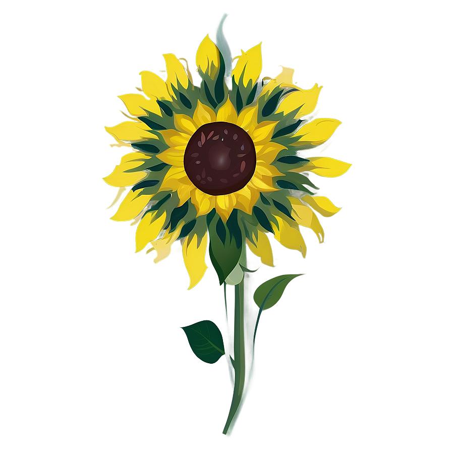 Sunflower Transparent Branding Png 05262024 PNG