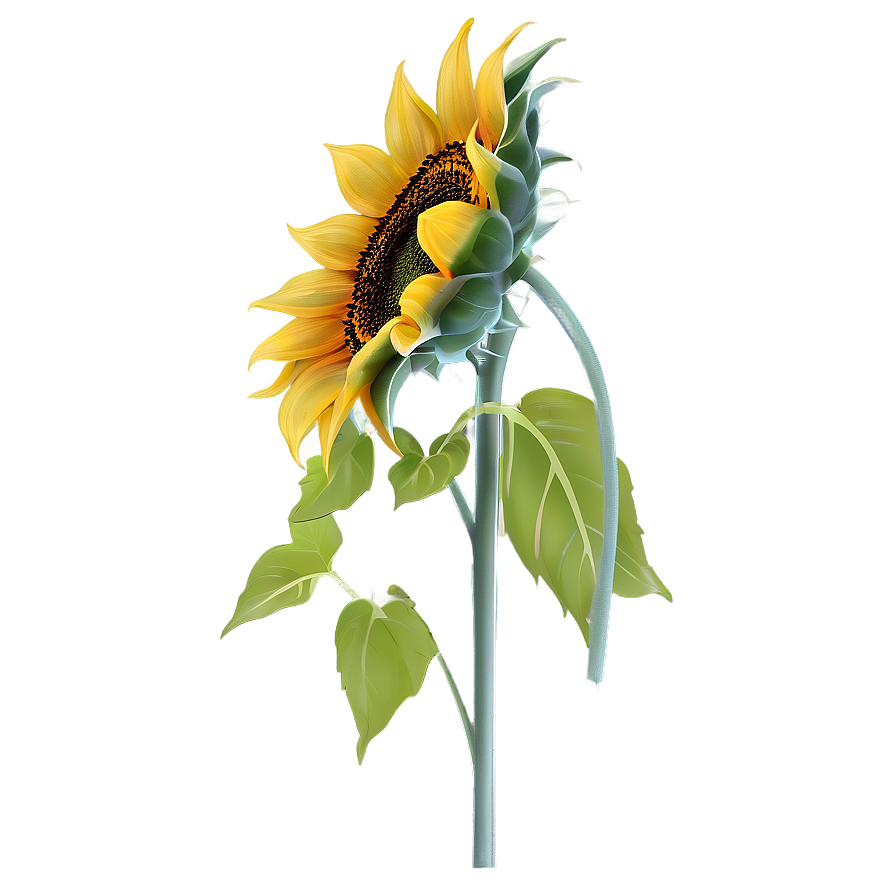 Sunflower Transparent Corner Png Bym PNG