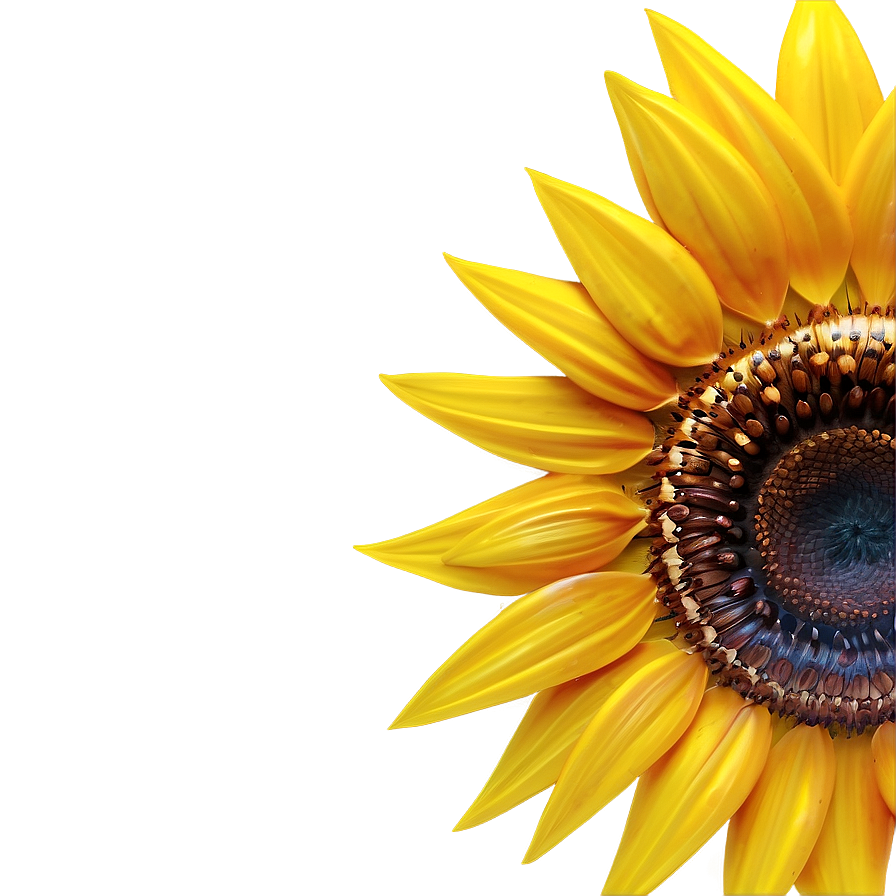 Sunflower Transparent Corner Png Iit PNG