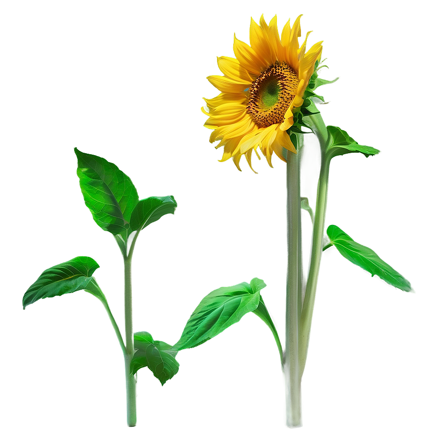 Sunflower Transparent Overlay Png Njn PNG