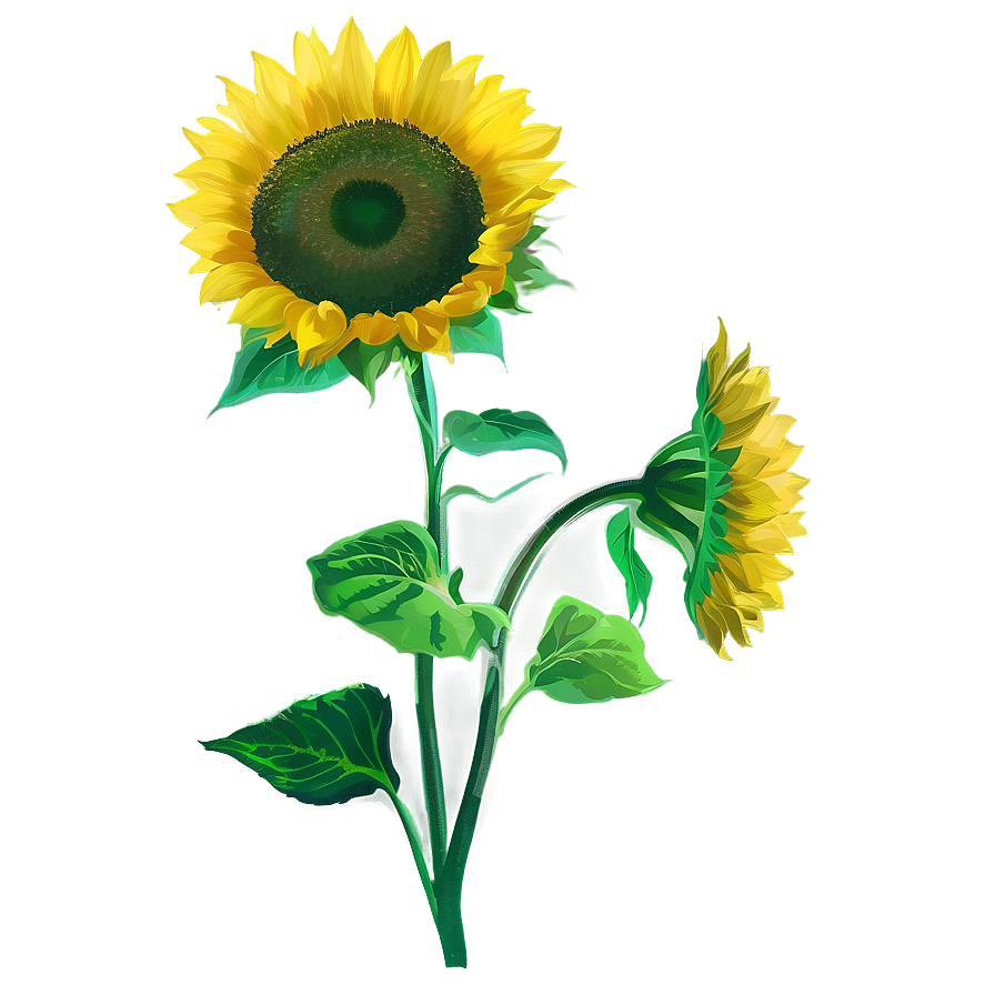 Sunflower Transparent Overlay Png Xpy PNG