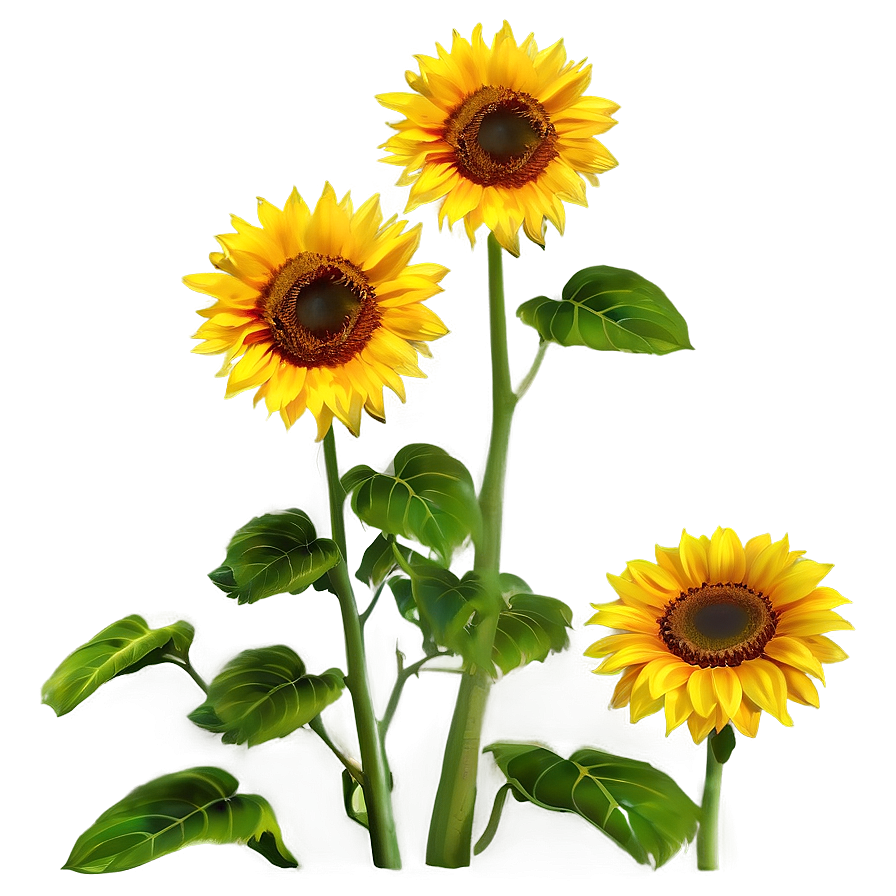 Sunflower Transparent Scene Png 14 PNG