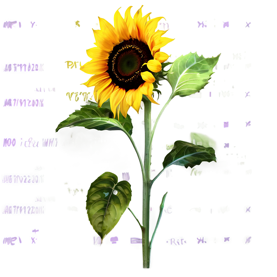 Sunflower Transparent Scene Png Hkp87 PNG