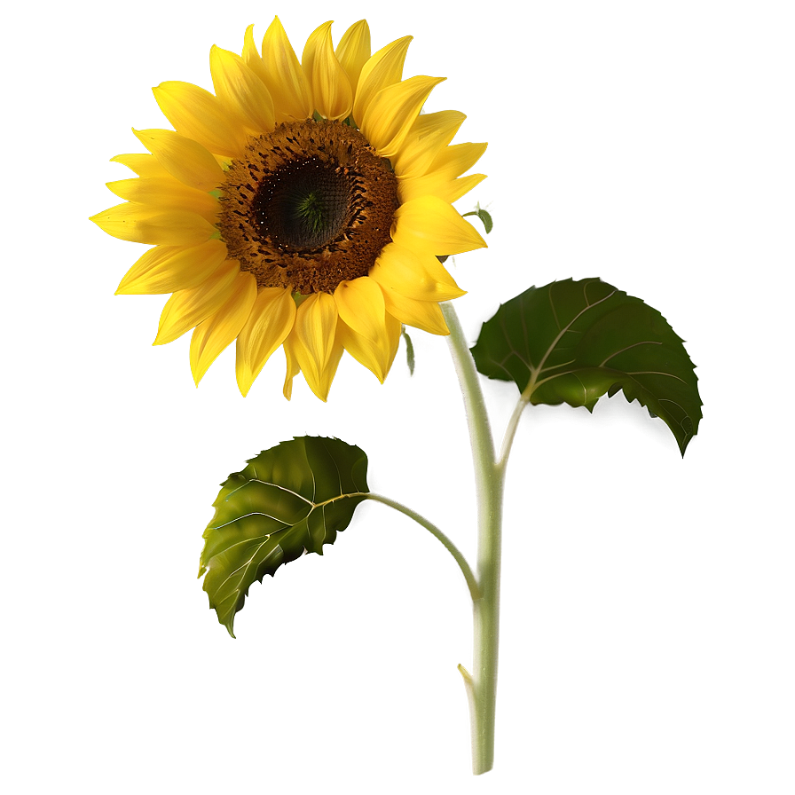 Sunflower Transparent Template Png Fon PNG