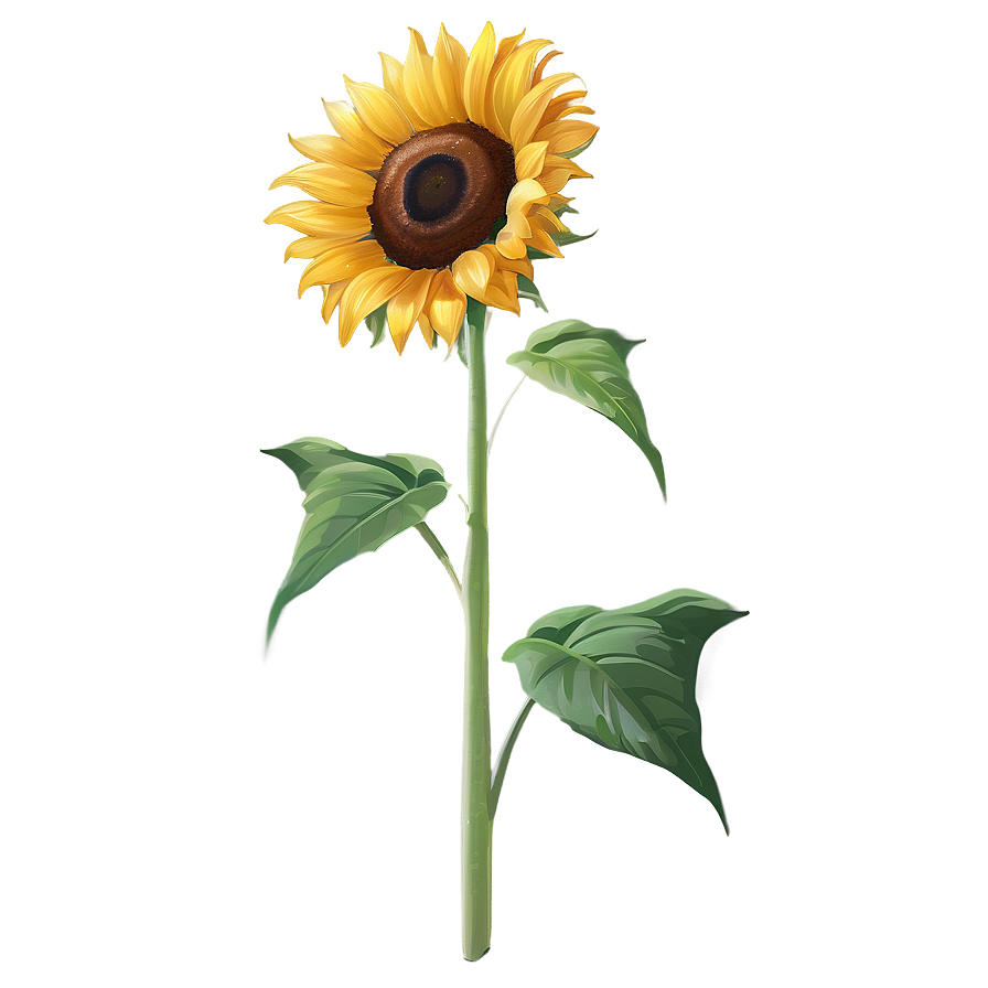 Sunflower Transparent Watermark Png 05262024 PNG