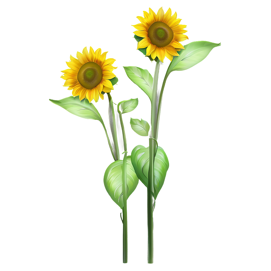 Sunflower Transparent Watermark Png Nuv PNG