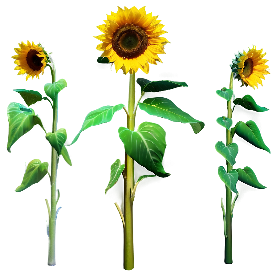 Sunflower Transparent Watermark Png Oke PNG